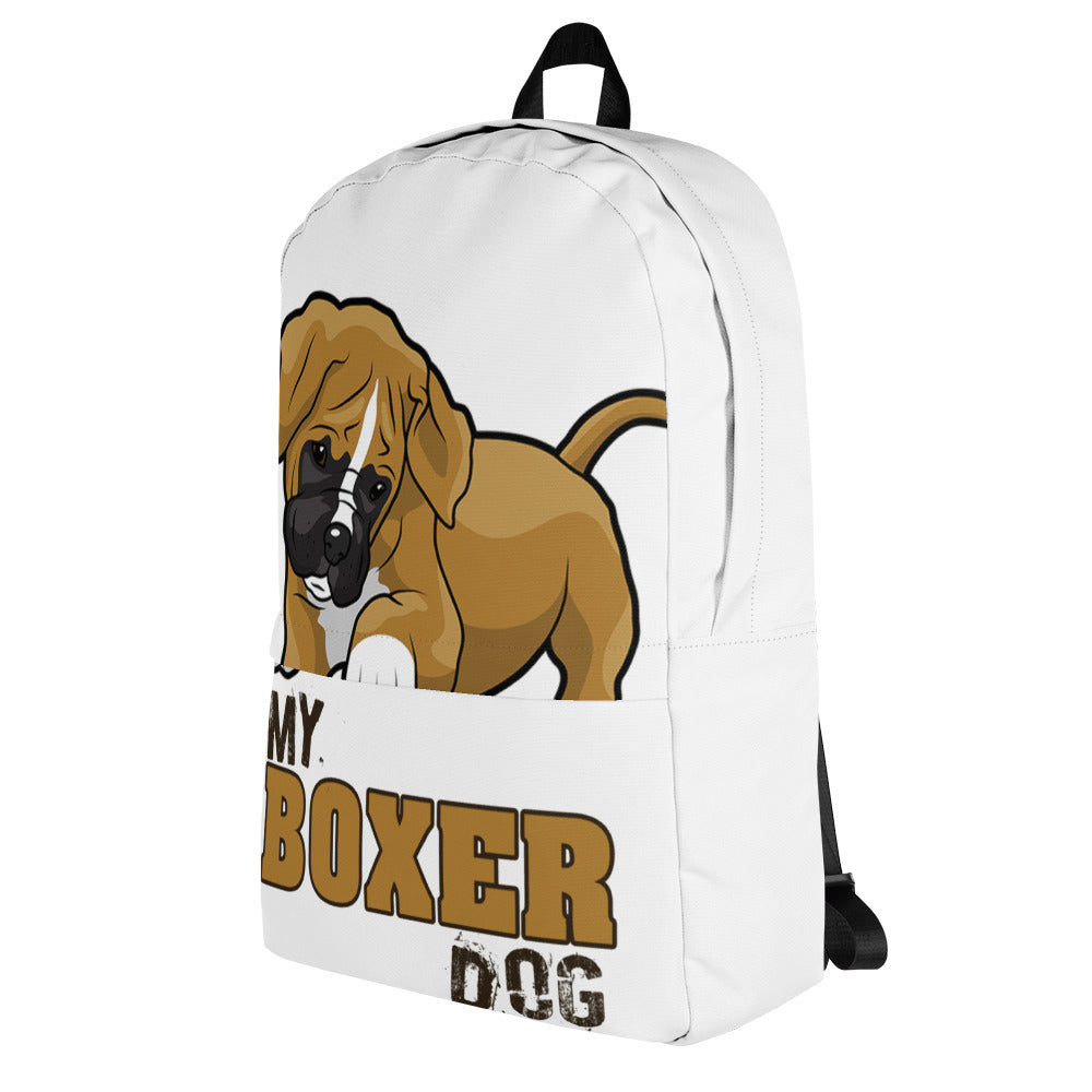 My Boxer Dog Backpack