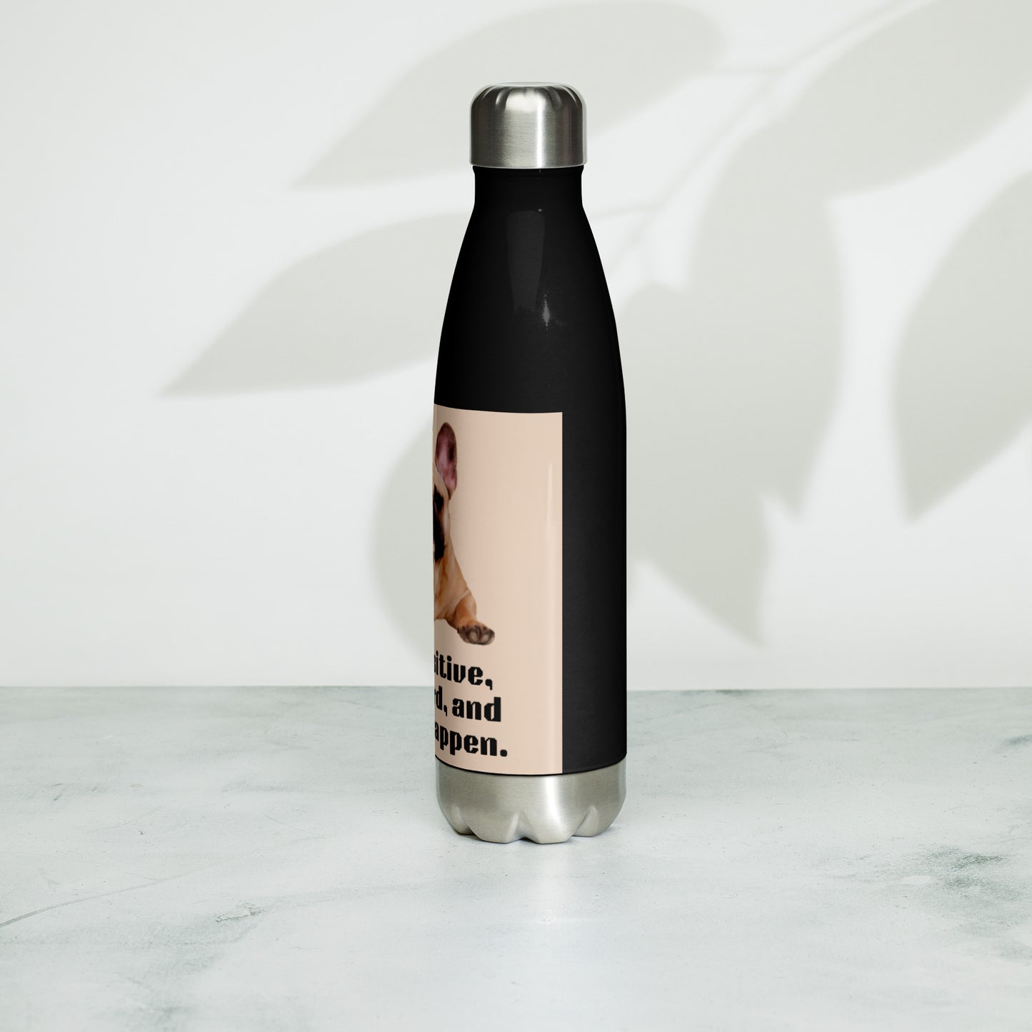 Stainless steel water bottle