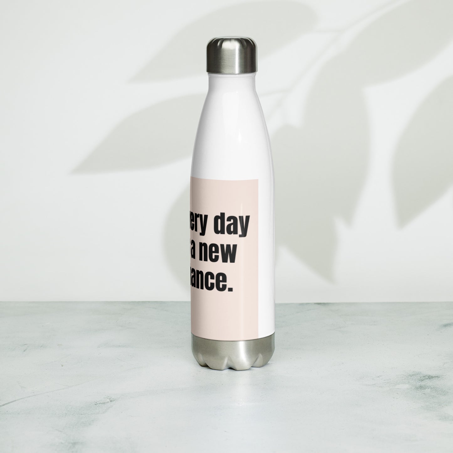 Stainless steel water bottle