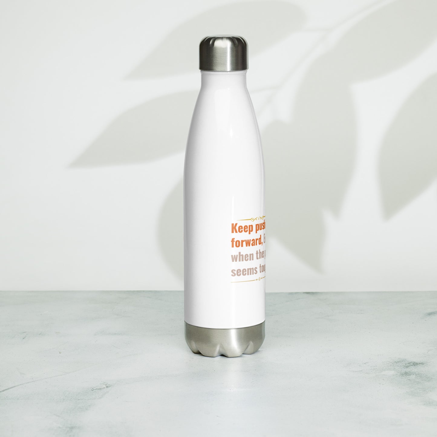 Stainless steel water bottle