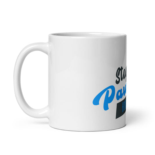 Stay Pawsitive, Adopt a Puppy (mug)