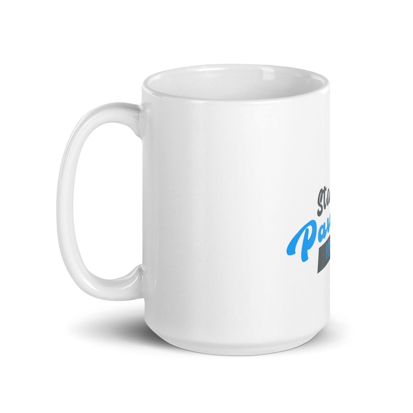 Stay Pawsitive, Adopt a Puppy (mug)