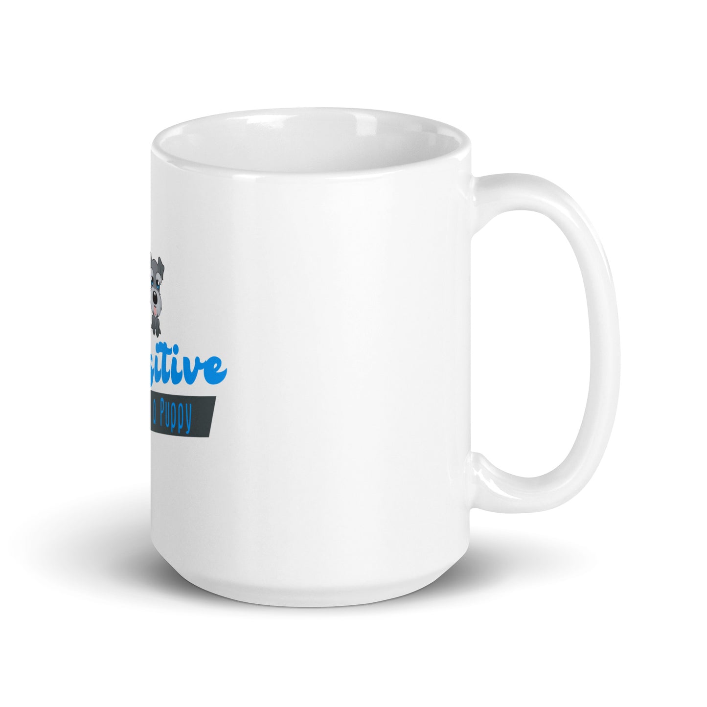 Stay Pawsitive, Adopt a Puppy (mug)