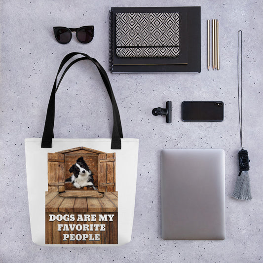 Dogs are my favorite people (Tote bag)