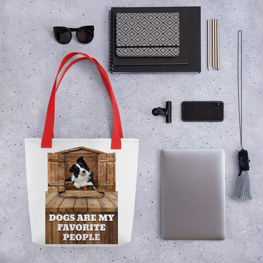 Dogs are my favorite people (Tote bag)