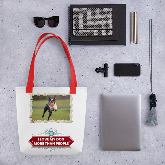 I love my dog more than people (Tote bag)