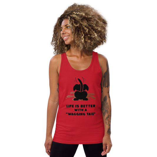 Wag more, bark less (Tank Top)
