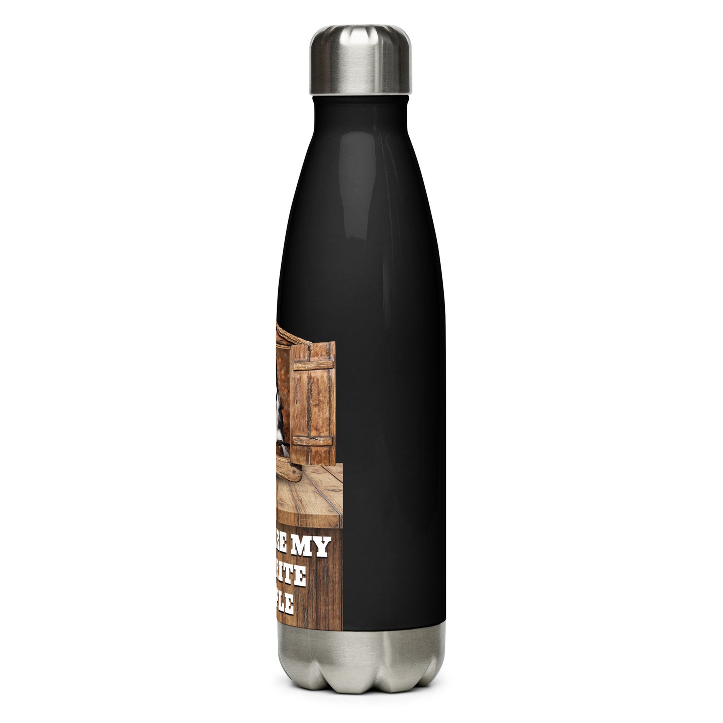 Dogs are my favorite people (Stainless Steel Water Bottle)