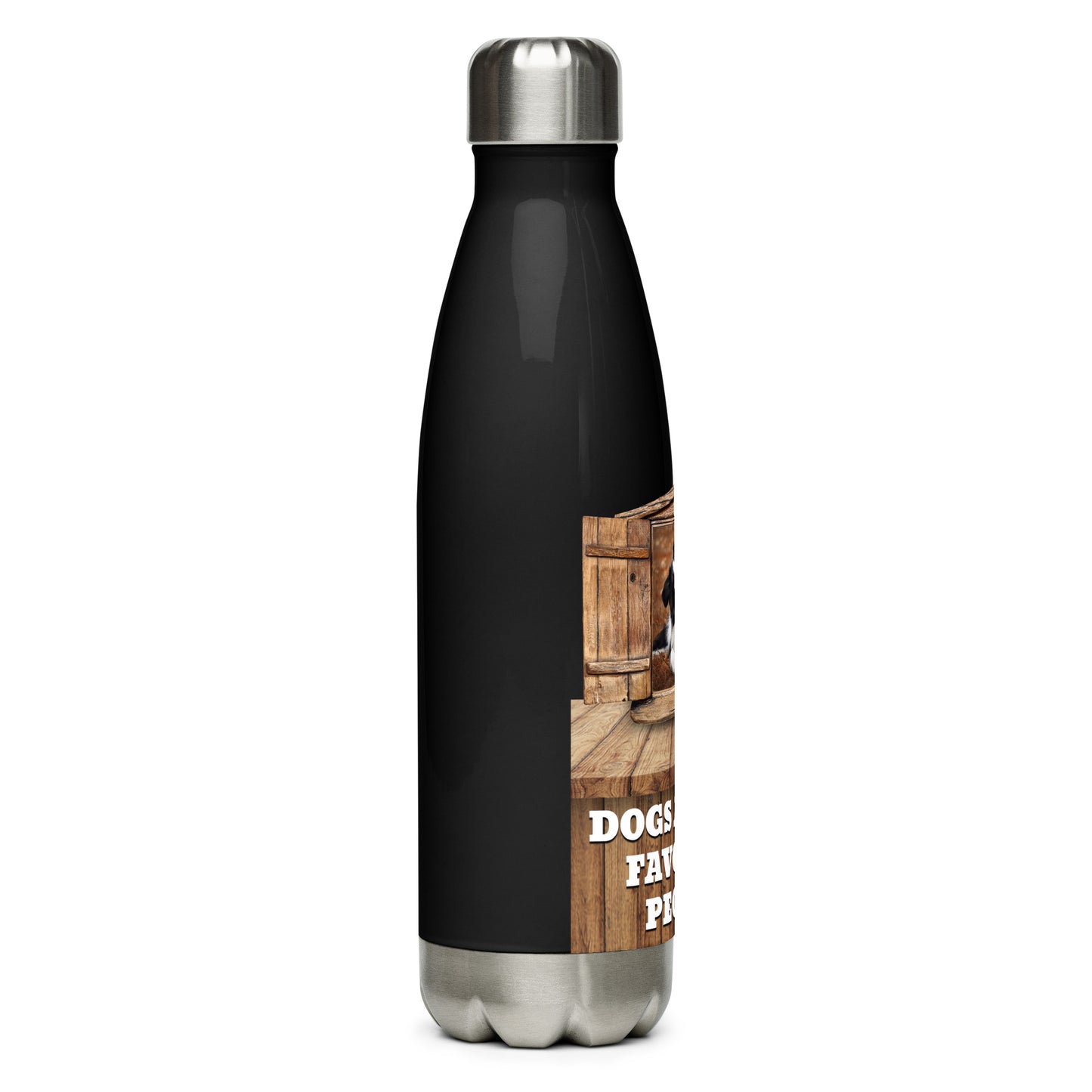 Dogs are my favorite people (Stainless Steel Water Bottle)
