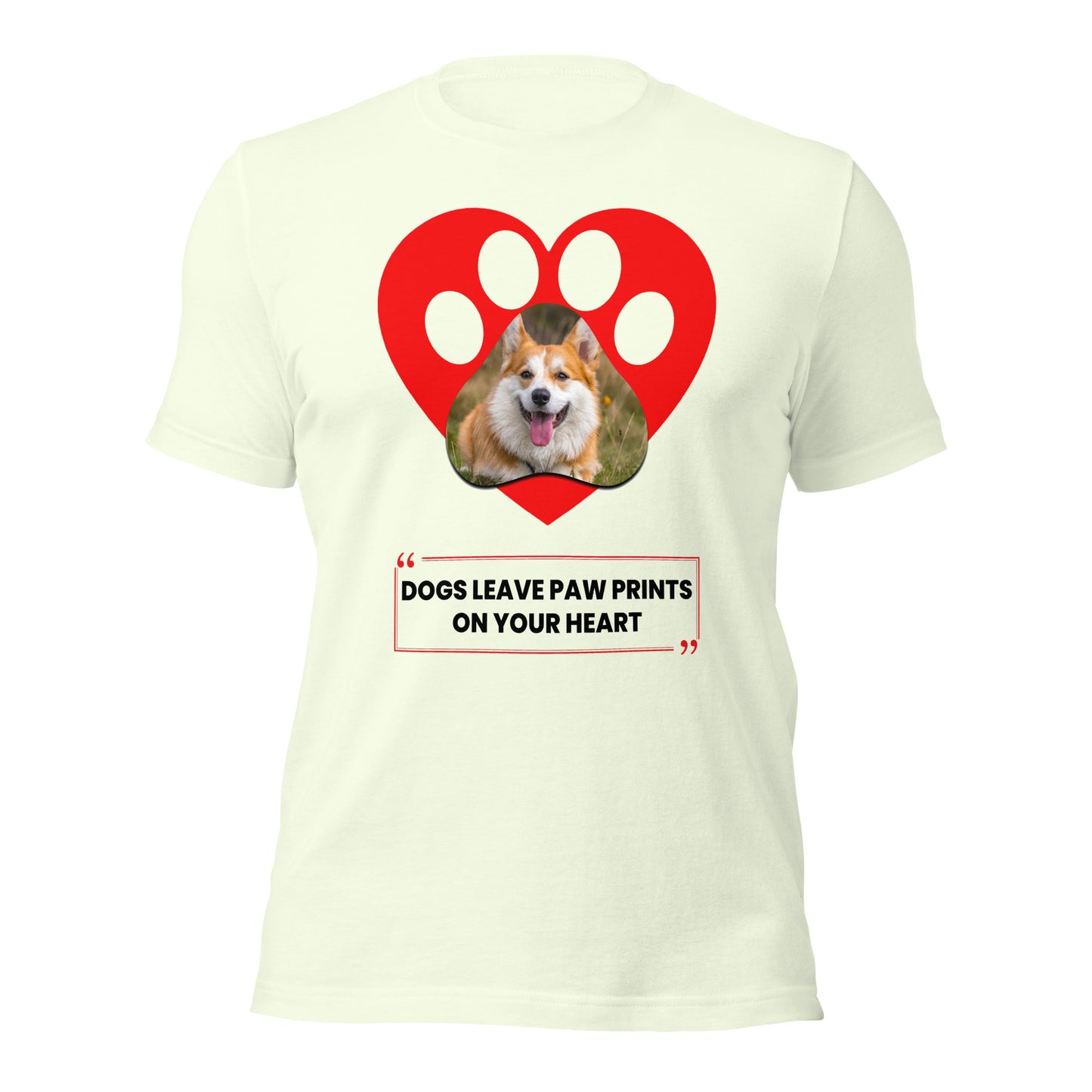 Dogs leave paw prints on your heart (Men)