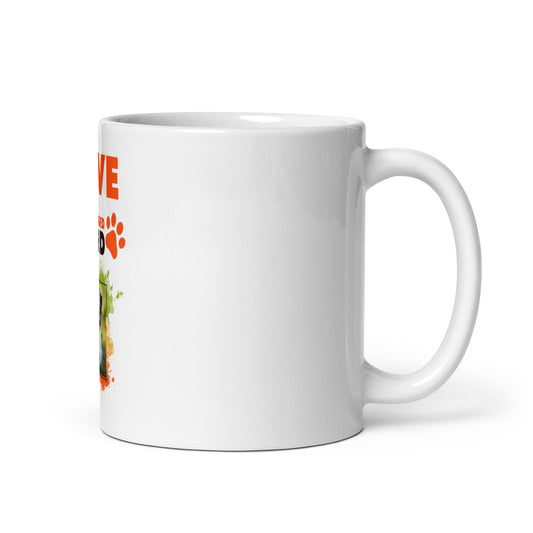 Love is a four-legged word mug