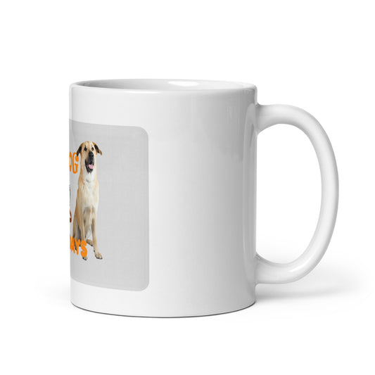 My dog makes me smile on my worst days (mug)