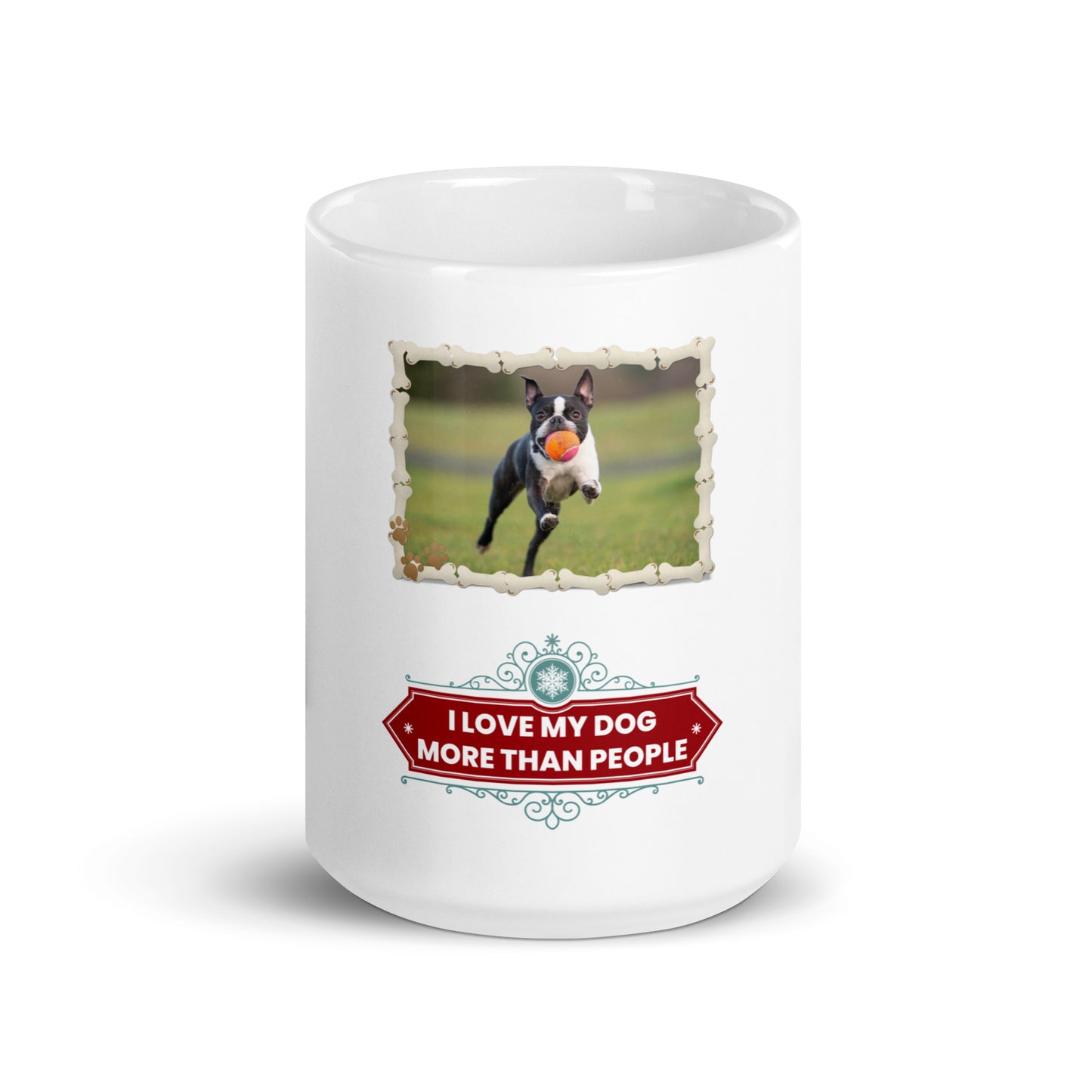 I love my dog more than people (mug)