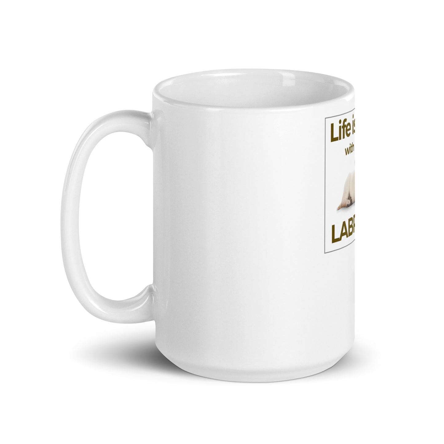 Life is better with a labrador mug