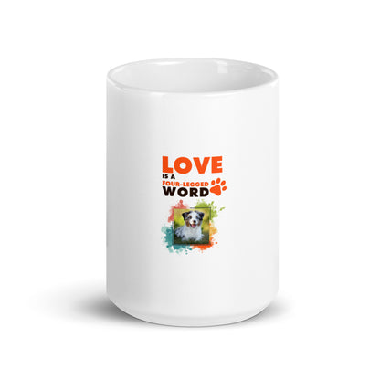 Love is a four-legged word (mug)